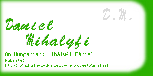 daniel mihalyfi business card